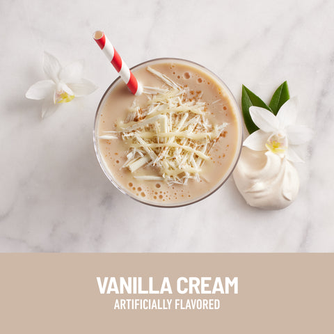 Advanced Nutrition Shakes Vanilla Cream-Vanilla Cream, artifically flavored.