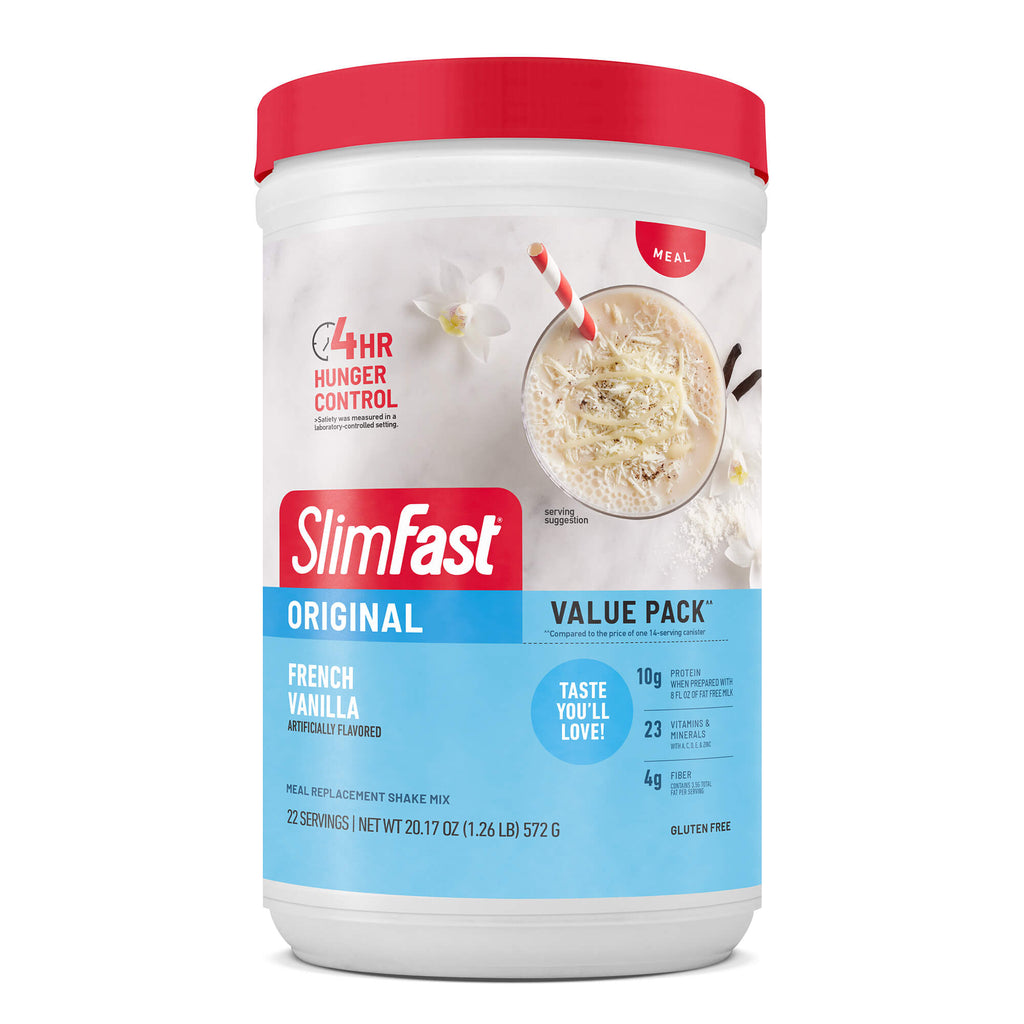 SlimFast Original Shake Mix in French Vanilla flavor