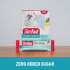 Slimfast Berry Lemonade package on a wooden surface with a light gray background