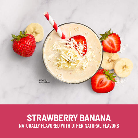 SlimFast High Protein Smoothie Mix Strawberry Banana-naturally flavored with other natural flavors