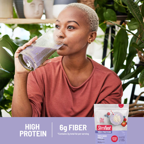 High Protein 6g Fiber *Contains 3g total fat per serving