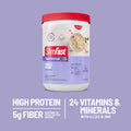 SlimFast Advanced Nutrition Smoothie Mix Vanilla Cream-high protein, 5g fiber, 24 vitamins and minerals with A, C, D, E & Zinc