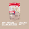 SlimFast Keto Shake Mix Vanilla Cake Batter-Whey protein & collagen peptides, grass-fed butter