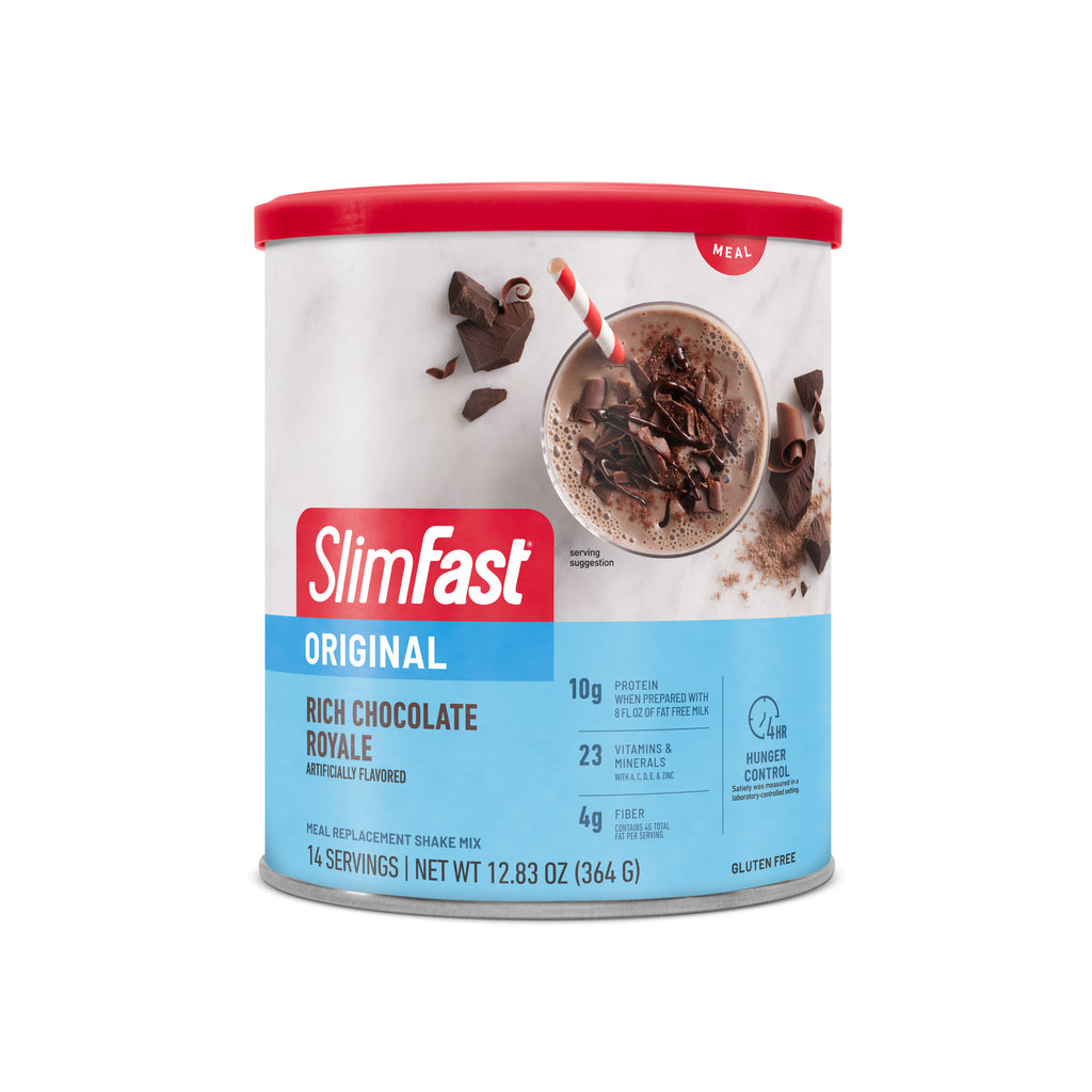 SlimFast Original Shake Mix Rich Chocolate Royale-package front-product carousel image