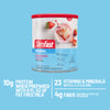 SlimFast Original Shake Mix Strawberries & Cream-10g protein when prepared with 8 fl oz of fat free milk, 23 vitamins & minerals with A,C,D,E & zinc, 4g fiber