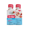 Image showing the packaging for a 4-pack of SlimFast Original Shakes in Strawberries and Cream flavor